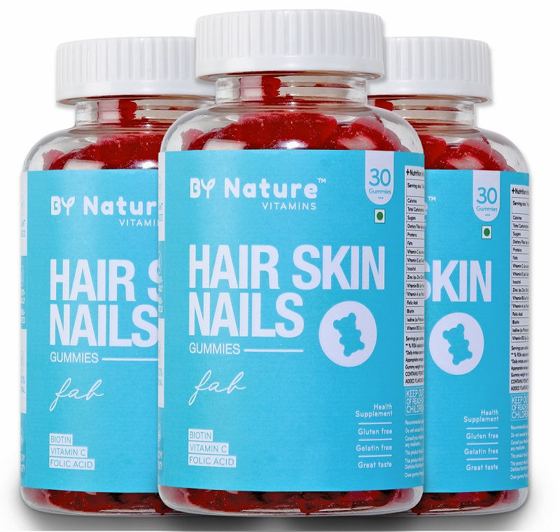 Suprfit Biotin Hair, Skin & Nail Gummies For Men & Women